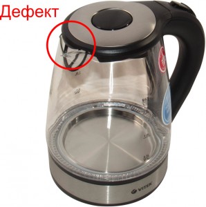 Электрический чайник Vitek VT-7008 дефект