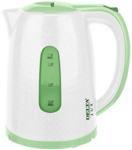 Электрический чайник Delta Lux DL-1057 White green