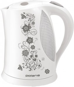 Электрический чайник Polaris PWK 1822 CLR Floris White grey