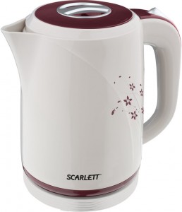 Электрический чайник Scarlett SC-EK18P23 White