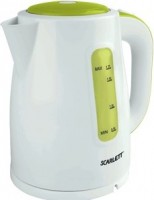 Электрический чайник Scarlett SC-EK18P06 White green