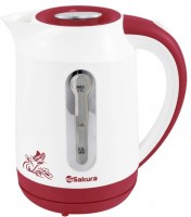 Электрический чайник Sakura SA-2325R White red