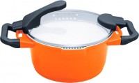 Кастрюля Barton Steel BS-4020 Orange