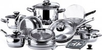 Набор посуды VINZER 69024 (89024) Grand Cuisine Glass