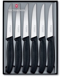 Набор ножей Victorinox Swiss Classic Steak 6.7233.6G Black