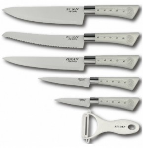 Набор ножей Zeidan Z-3090 White