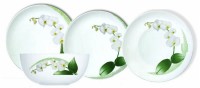Набор тарелок Luminarc J7497 White orchid