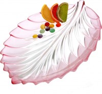Блюдо Walther-Glas 17372 Barca Satin-rose