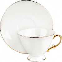 Сервиз Best home porcelain 2570008 Белое золото