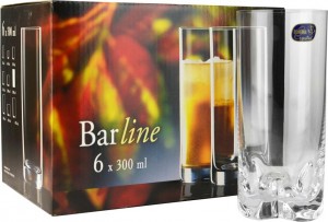 Набор стаканов Bohemia 25089/133/300 Barline Trio