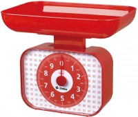 Механические кухонные весы Delta КСA-105 Red