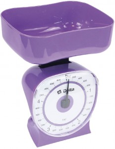 Механические кухонные весы Delta KCA-106 Violet