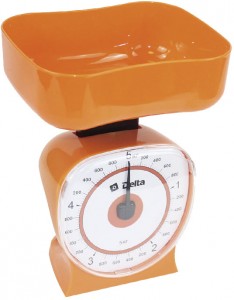 Механические кухонные весы Delta KCA-106 Orange