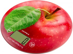 Электронные кухонные весы Supra BSS-4300 Apple