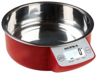 Электронные кухонные весы Supra BSS-4090 Red