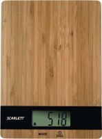 Электронные кухонные весы Scarlett SC-KS57P01 Bamboo Black