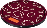 Электронные кухонные весы Oursson KS 5003 GD/DC Dark cherry