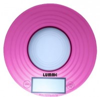 Электронные кухонные весы Lumme LU-1317 Pink