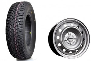 Колесо в сборе Кама 515 215/65 R16 102Q+диск Trebl X40030 Silver