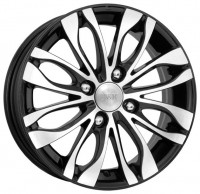 Литой диск КиК Канзаши 5.5x14/4x108 D65.1 ET16 Алмаз черный