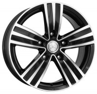 Литой диск КиК да Винчи 6.5x16/5x114.3 D67.1 ET40 Алмаз черный