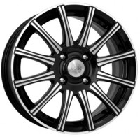Литой диск КиК Сиеста-оригинал 6x15/4x100 D60.1 ET40 Алмаз черный
