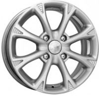 Литой диск КиК Блюз-оригинал 6x15/4х100 D56.6 ЕТ39 Блэк платинум