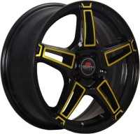 Литой диск Yokatta Model-35 6.5x16/4x108 D65.1 ET31 BK+Y