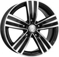 Литой диск КиК Да Винчи-оригинал 6.5x16/5x114.3 D66.1 ET40 Алмаз черный