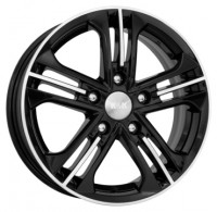 Литой диск КиК Trinity оригинал 6x15/5x100 D57.1 ET38  алмаз черный