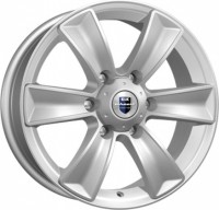 Литой диск КиК Тайфун 7x17/6x139.7 D107.1 ET20 Блэк платинум