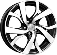 Литой диск КиК Палермо-оригинал 6.5x16/5x112 D57.1 ET50 Алмаз черный