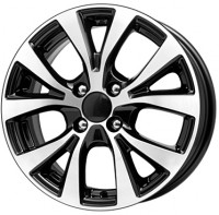 Литой диск КиК КС685 6x15/4x100 D54.1 ET48 Алмаз черный