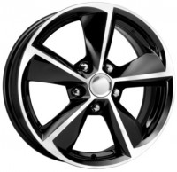 Литой диск КиК К681 6.5x16/5x108 D63.35 ET50 Алмаз черный