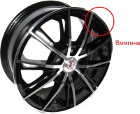 Литой диск NZ Wheels  F-31 6х15/5х100 D57.1 ЕТ40 BKF дефект