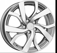 Литой диск КиК Палермо-оригинал 6.5x16/5x114.3 D60.1 ET45 Блэк платинум