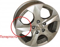 Литой диск Скад Гранит 6x15/5x108 D63.3 ЕТ52.5 Селена дефект