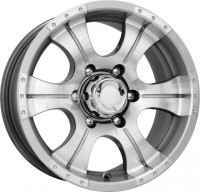Литой диск КиК Байконур 8x16/5x139.7 D108.5 ET20 Блэк платинум