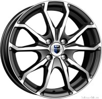 Литой диск КиК Rapid Brent 6x16/4x100 D60.1 ET50 Алмаз черный