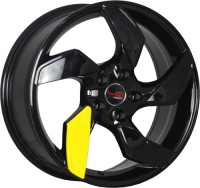 Литой диск Replica LegeArtis Concept GN527 7.5x18/5x115 D70.3 ET45 BK plastic yellow
