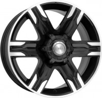Литой диск КиК Риальто 8x17/6x139.7 D106.1 ЕТ25 Алмаз черный