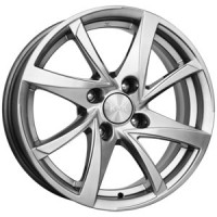 Литой диск КиК Игуана 6.5x15/4x98 D67.1 ЕT28 Блэк Платинум
