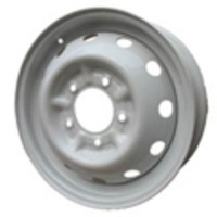 Штампованный диск Кременчугский колёсный завод ВАЗ 2121 Нива 5x16 5x139.7 D98 ET58 silver