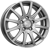 Литой диск КиК Сиеста 21378 6.0x15/5x100 D67.1 ET38 Блэк платинум