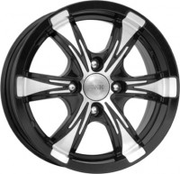 Литой диск КиК Блэйд 5.5x14/4x108 D65.1 ЕТ18 Алмаз черный