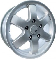 Литой диск КиК Фаворит 6.5x15/4х108 D67.1 ЕТ52.5 сильвер