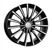 Литой диск КиК Акцент 7x17/5x100 D67.1 ET38 Алмаз черный