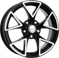 Литой диск КиК Сочи 6x15/5x108 D67.1 ET43 алмаз черный