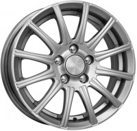 Литой диск КиК Сиеста-оригинал 6x15/4x100 D60.1 ET40 Блэк платинум