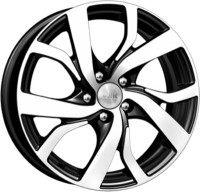 Литой диск КиК Палермо оригинал 6.5x16/5x108 D63.35 ET50 Алмаз черный